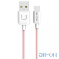 Кабель Lightning USAMS US-SJ097 Lightning Cable 1m Pink
