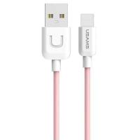 Кабель Lightning USAMS US-SJ097 Lightning Cable 1m Pink