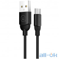 Кабель USAMS US-SJ247 Ice Cream Series MicroUSB 1m Black