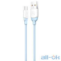 Кабель USAMS US-SJ247 Ice Cream Series MicroUSB 1m Blue
