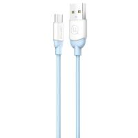 Кабель USAMS US-SJ247 Ice Cream Series MicroUSB 1m Blue