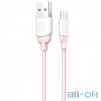 Кабель USAMS US-SJ247 Ice Cream Series MicroUSB 1m Pink