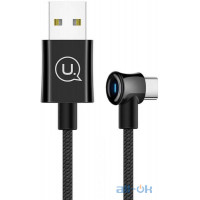 Кабель USAMS US-SJ341 Right-Angle U13 Type-C 1.2m Black