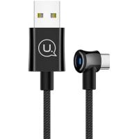 Кабель USAMS US-SJ341 Right-Angle U13 Type-C 1.2m Black