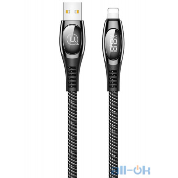 Кабель USAMS US-SJ368 Digital Display Charging U36 1.2m Black