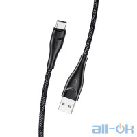 Кабель USAMS US-SJ395 Braided Data U41 Type-C 2m Black
