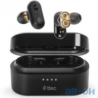 Навушники TWS ("повністю бездротові") TTEC AirBeat Duo Black (2KM127S) UA UCRF