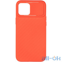 Чохол Carbon Camera Air Case для iPhone 12 Pro Max Red