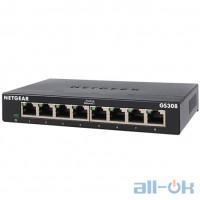 Комутатор некерований Netgear GS308-300PES UA UCRF