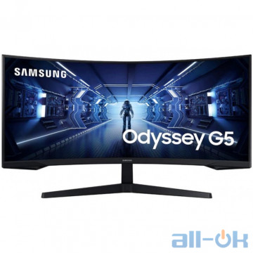 РК монітор Samsung Odyssey G5 LC34G55T Black (LC34G55TWWIXCI) UA UCRF