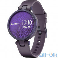 Смарт-годинник Garmin Lily Midnight Orchid Bezel with Deep Orchid Case and Silicone Band (010-02384-12)