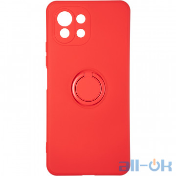 Чохол Gelius Ring Holder Case для Xiaomi Mi 11 Lite Red
