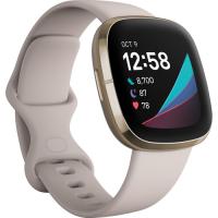 Смарт-годинник Fitbit Sense Lunar White / Soft Gold Stainless Steel