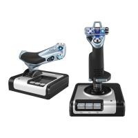 Джойстик, важіль управління двигуном Logitech G Saitek X52 Flight Control System (945-000006)