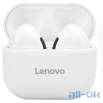 Наушники TWS ("полностью беспроводные") Lenovo LP40 White