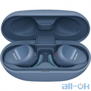 Навушники TWS ( "повністю бездротові") Sony WF-SP800N Blue