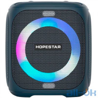 Портативная Bluetooth колонка Hopestar Party 100 (Led), blue