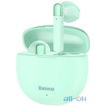Бездротові навушники Baseus Encok W2 TWS Green (NGW2-03)