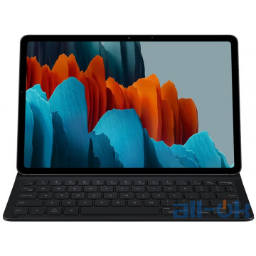 Чохол-клавіатура для Samsung TAB s7 Book Cover Keyboard Slim (Black) EF-DT630BBRGRU