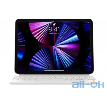 Чохол-клавіатура для планшету Apple Magic Keyboard for iPad Pro 11" 3rd gen. and iPad Air 4th gen. - White (MJQJ3)