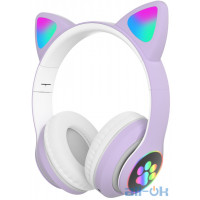 Навушники Cat Ear STN-28 Фіолетовий LED (NCE-0115838)
