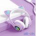 Навушники Cat Ear STN-28 Фіолетовий LED (NCE-0115838) — інтернет магазин All-Ok. фото 1