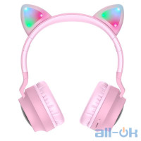 Hoco W27 Cat Ear Cheerful Pink