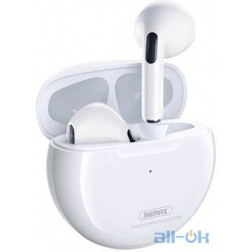 Навушники REMAX True Wirelss Stereo Earbuds TWS-50i White
