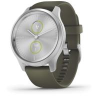 Смарт-годинник Garmin Vivomove Style Silver Aluminum w. Moss Silicone B. (010-02240-01)