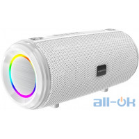Акустика BOROFONE Young sports with colorful LED IPX5 BR13 |BT, AUX, FM, TF, USB| grey