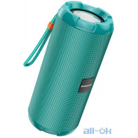 Акустика BOROFONE Smart sports BT speaker IPX5 BR15 |TWS, BT5.0, AUX, FM, TF, USB| peacock blue