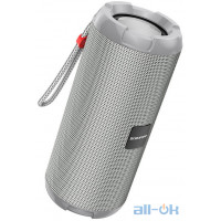 Акустика BOROFONE Smart sports BT speaker IPX5 BR15 |TWS, BT5.0, AUX, FM, TF, USB| grey