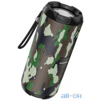 Акустика BOROFONE Smart sports BT speaker IPX5 BR15 |TWS, BT5.0, AUX, FM, TF, USB| camouflage-green