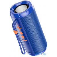 Акустика BOROFONE Smart sports BT speaker IPX5 BR15 |TWS, BT5.0, AUX, FM, TF, USB| blue
