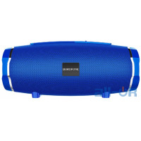 Акустика BOROFONE Rich sound sports wireless speaker IPX5 BR3 |TWS, BT5.0, AUX, FM, TF, USB| blue