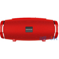 Акустика BOROFONE Rich sound sports wireless speaker IPX5 BR3 |TWS, BT5.0, AUX, FM, TF, USB| red