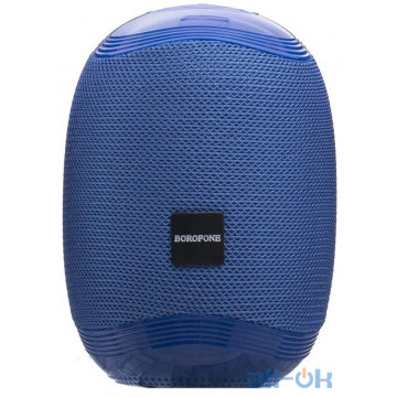Акустика BOROFONE Rich sound sports wireless speaker IPX5 BR3 |TWS, BT5.0, AUX, FM, TF, USB| blue