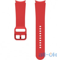 Ремінець Samsung Sport Band для Galaxy Watch 4 Wise/Fresh Red (20mm, S/M) (ET-SFR86SREGRU)