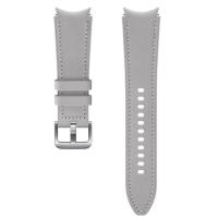 Ремінець Samsung Hybrid Band для Galaxy Watch 4 Wise/Fresh Silver (20mm, M/L) (ET-SHR89LSEGRU)