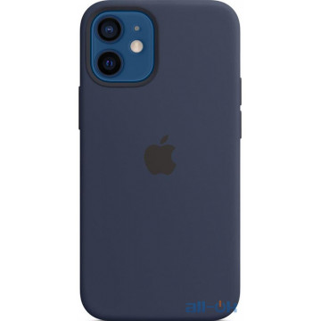 Чохол для смартфона Apple iPhone 12 mini Silicone Case with MagSafe - Deep Navy (MHKU3)