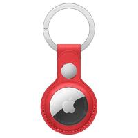 Чохол для пошукового брелока Apple AirTag Leather Key Ring Product Red (MK103)