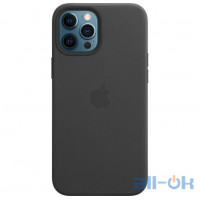 Чохол для смартфона Apple iPhone 12 Pro Max Leather Case with MagSafe - Black (MHKM3)
