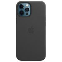 Чохол для смартфона Apple iPhone 12 Pro Max Leather Case with MagSafe - Black (MHKM3)