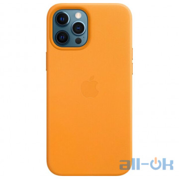 Чохол для смартфона Apple iPhone 12 Pro Max Leather Case with MagSafe - California Poppy (MHKH3)