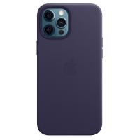 Чохол для смартфона Apple iPhone 12 Pro Max Leather Case with MagSafe - Deep Violet (MJYT3)