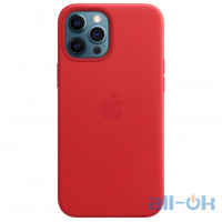 Чохол для смартфона Apple iPhone 12 Pro Max Leather Case with MagSafe - PRODUCT RED (MHKJ3)