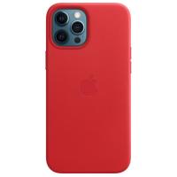 Чохол для смартфона Apple iPhone 12 Pro Max Leather Case with MagSafe - PRODUCT RED (MHKJ3)