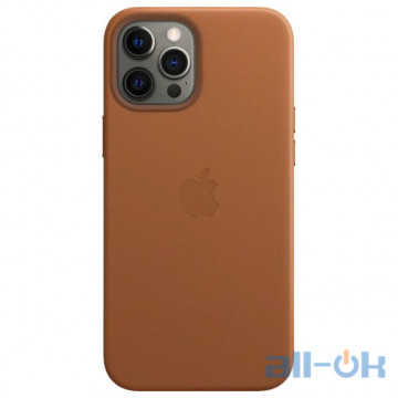 Чохол для смартфона Apple iPhone 12 Pro Max Leather Case with MagSafe - Saddle Brown (MHKL3)