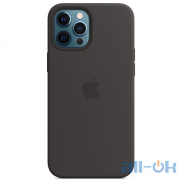 Чохол для смартфона Apple iPhone 12 Pro Max Silicone Case with MagSafe - Black (MHLG3)