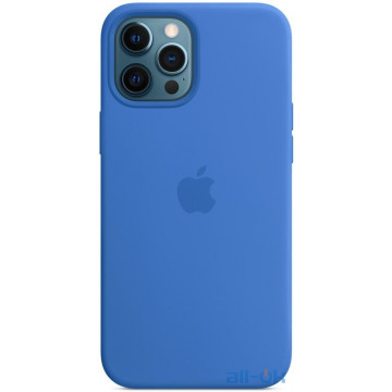 Чохол для смартфона Apple iPhone 12 Pro Max Silicone Case with MagSafe - Capri Blue (MK043)